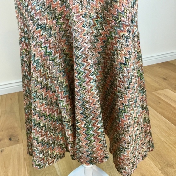 Anthropologie Maeve Swingy Chevron Westwater Dress - Picture 7 of 11